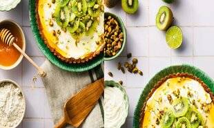 Hors Série 61 TARTE AU FROMAGE FRAIS ET KIWI