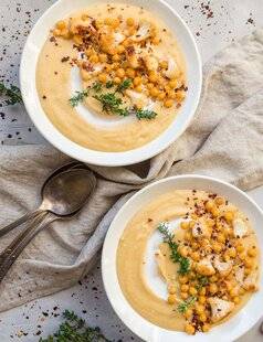 Hors Série 61 VELOUTÉ DE CHOU-FLEUR GRILLÉ ET POIS CHICHES