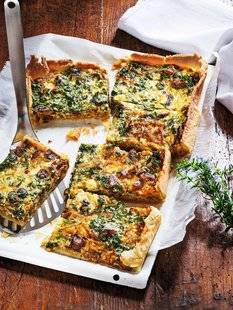 Vital Food 21 Quiche aux oignons, châtaignes et persil