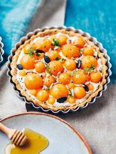 Vital Food 39 Tartelette au melon et aux graines de courge