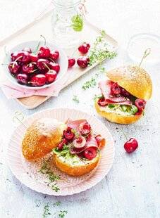 Vital Food 39 Buns cerise, ricotta et viande des Grisons