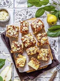 Vital Food 40 Gâteau au yaourt, à la poire et au praliné