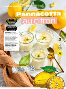 Vital Food 41 Pannacotta au citron