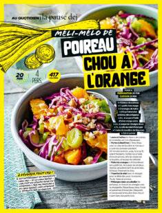 Vital Food 41 Méli-mélo de poireau chou à l'orange