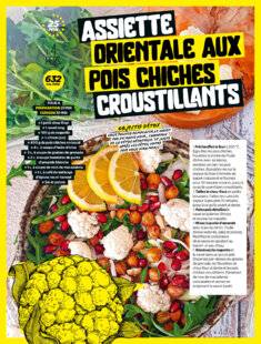 Vital Food 41 Assiette orientale aux pois chiches croustillants