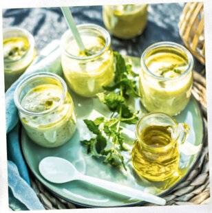 Vital Food 43 Crème à la menthe fraîche et aux pois chiches