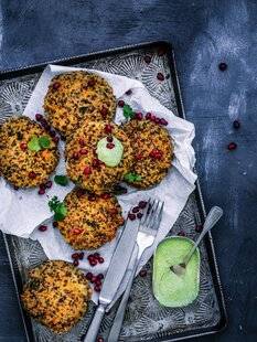 Vital Food 45 GALETTES DE PATATES ET QUINOA sauce verte