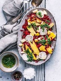 Vital Food 45 SALADE AIGRE-DOUCE au fromage de chèvre