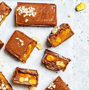 Vital Food 45 Barres fruits secs et caramel