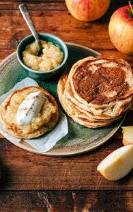 Vital Food 45 PANCAKE, COMPOTÉE POMME GINGEMBRE