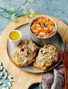Vital Food 46 TARTINE AUX RILLETTES DE MAQUEREAU