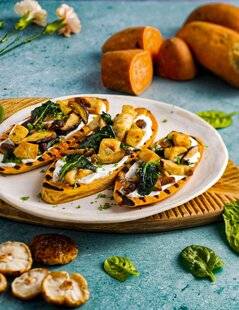 Vital Food 46 TARTINE DE PATATE DOUCE