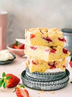 Vital Food 46 Blondie à la fraise