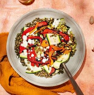 Vital Food 47 POIVRONS, LENTILLES ET FETA