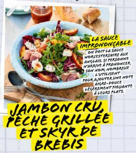 Vital Food 47 JAMBON CRU, PÊCHE GRILLÉE ET SKYR DE BREBIS