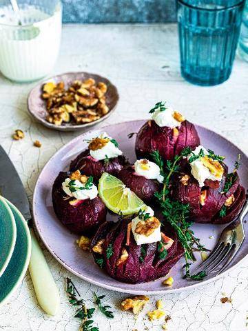 Vital Food 48 Betteraves rôties façon hasselback