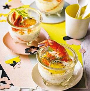Hors-Séries 16 Œuf cocotte aux gambas