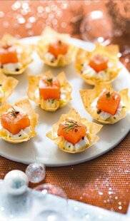 Hors-Séries 16 Bouchées de saumon à la chantilly de citron vert