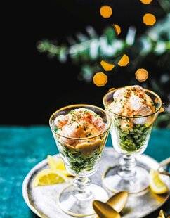 Hors-Séries 16 Verrine avocat langoustine, mayonnaise à la bisque