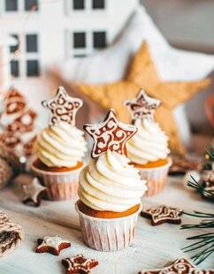 Hors-Séries 16 Cupcake à la vanille et au pain d'épices