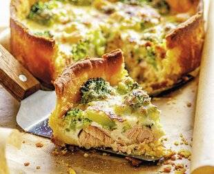 Hors-Séries 20 Quiche au saumon et au brocoli