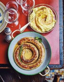 Hors-Séries 20 Saucisse de Toulouse grillée et purée crémeuse à l'huile de noisette