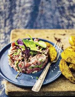 Hors-Séries 20 Tartare au couteau et potatoes crousti-fondantes