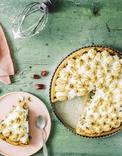 Hors-Séries 20 Tarte à la rhubarbe meringuée