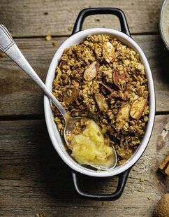 Hors-Séries 20 Crumble aux pommes façon granola