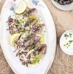 Hors-Séries 21 Calamars marinés à la plancha