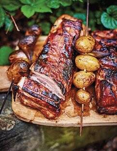 Hors-Séries 21 Longe de porc caramélisée, pommes de terre nouvelles