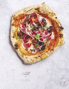 Hors-Séries 21 Pizza à la coppa et aux tomates cerise confites
