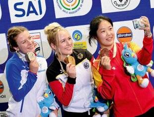 TirMag 29 Quatre médailles en Coupe du monde à New Delhi