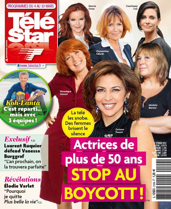 La Une de Télé Star n°2109 du 27/02/2017