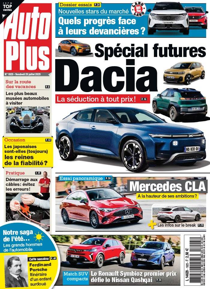 La Une de Auto Plus n°1925 du 25/07/2025