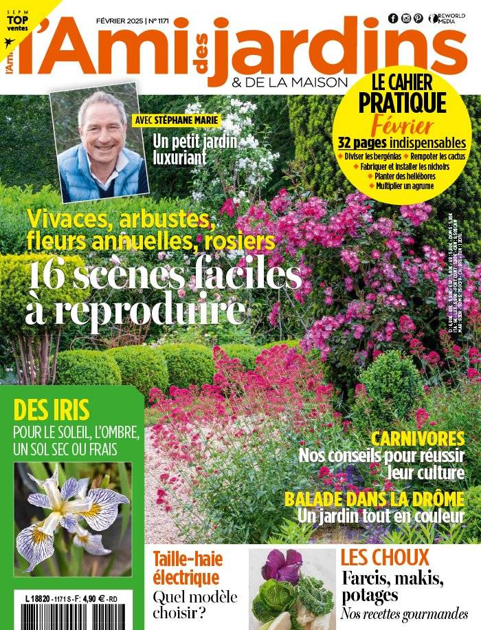 La Une de L'Ami des Jardins n°1171 du 23/01/2025