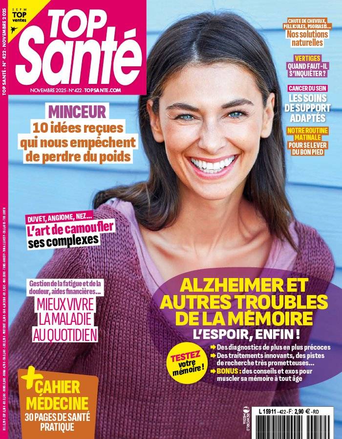 La Une de Top Santé n°422 du 02/10/2025