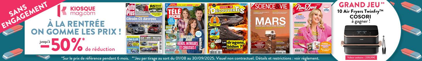 Nos offres de rentrée sans engagement