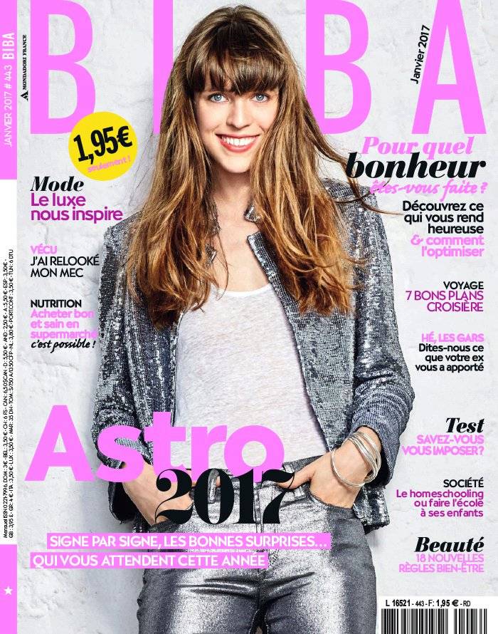 La Une de Biba n°443 du 02/12/2016