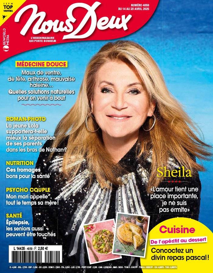 La Une de Nous Deux n°4059 du 14/04/2025