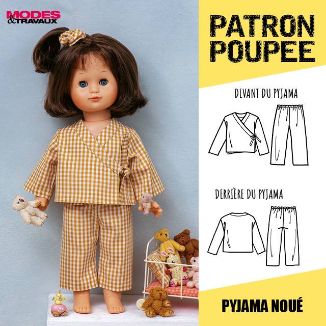 Patron enfant - Pyjama noué (modèle Manille)