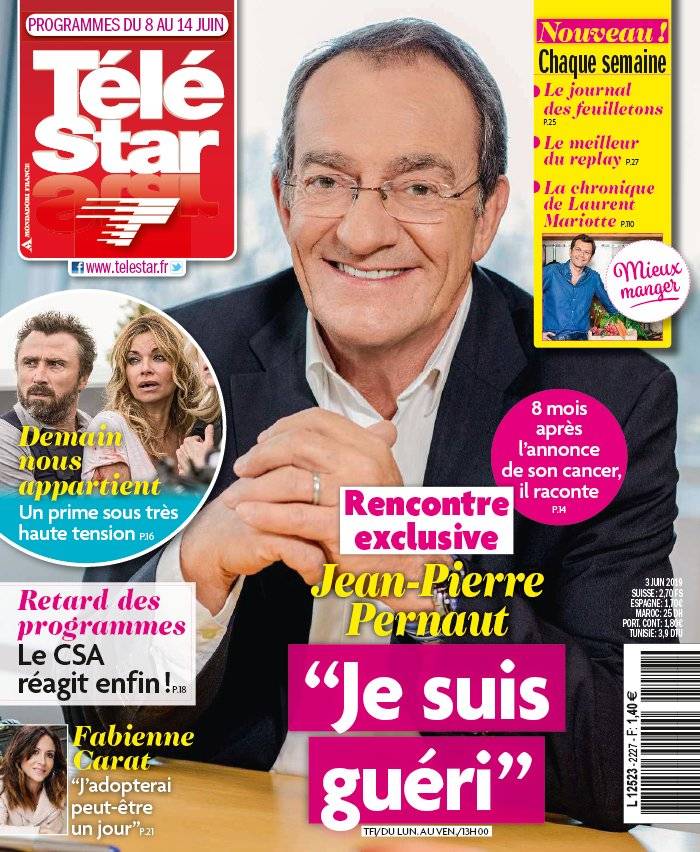 La Une de Télé Star n°2227 du 03/06/2019