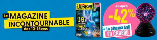 Profitez de nos offres pour abonner votre enfant à Science & Vie Junior :