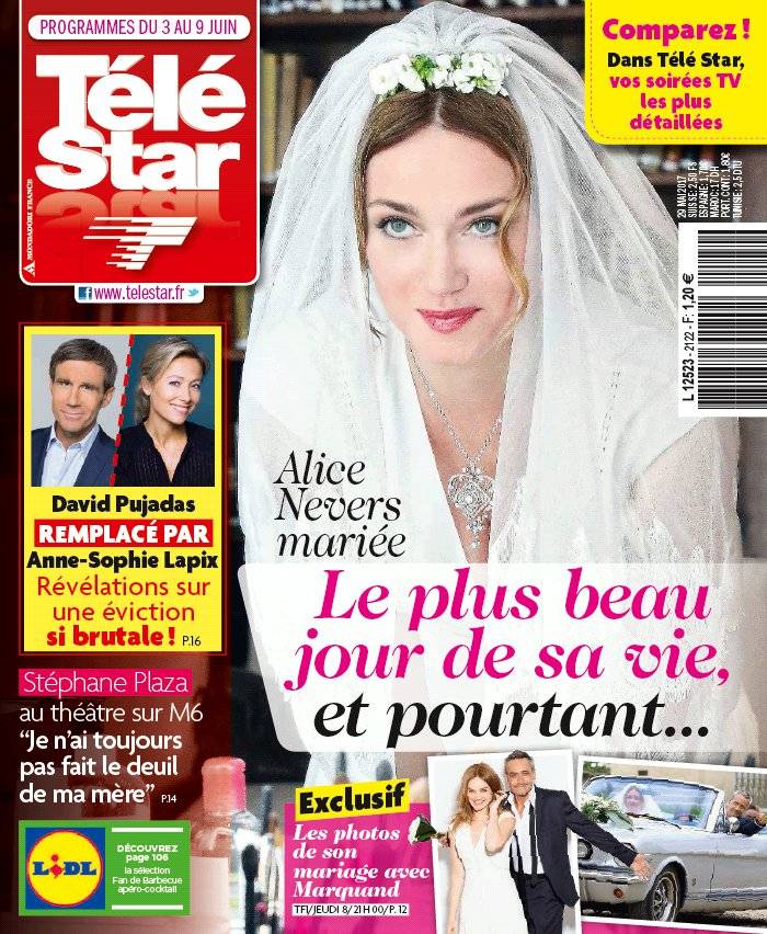 La Une de Télé Star n°2122 du 29/05/2017