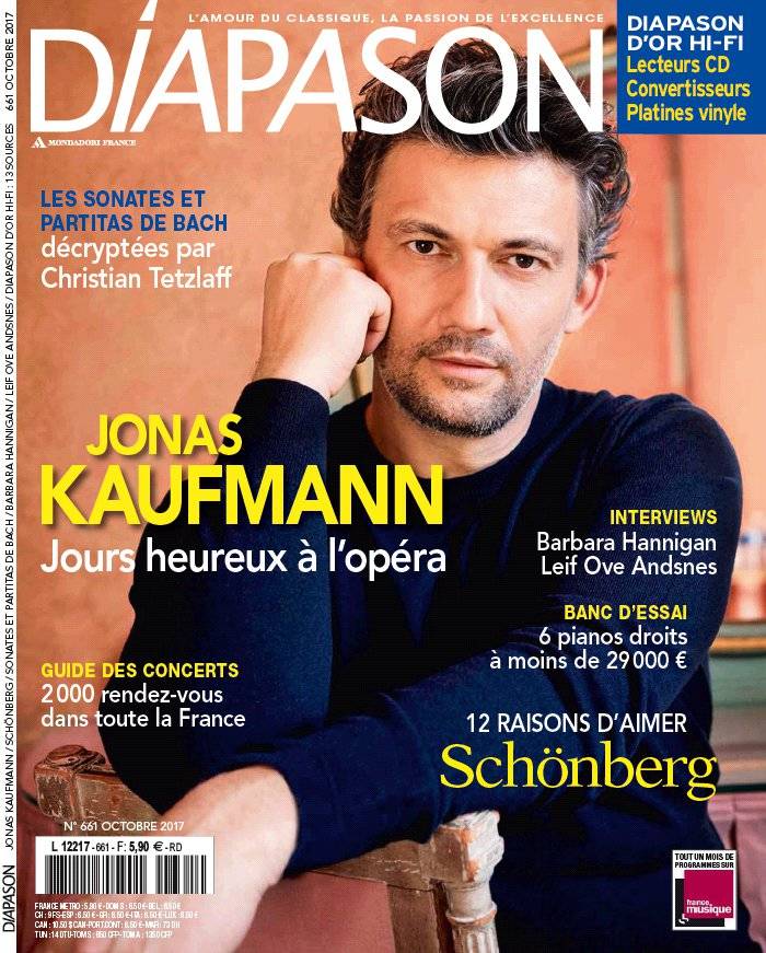 La Une de Diapason n°661 du 29/09/2017