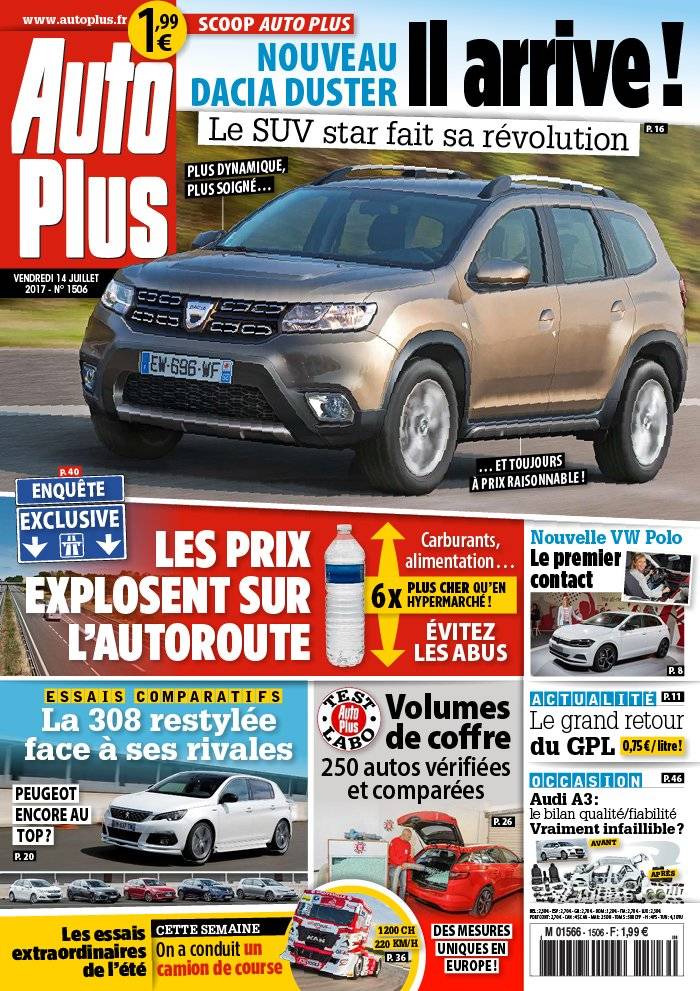 La Une de Auto Plus n°1506 du 14/07/2017