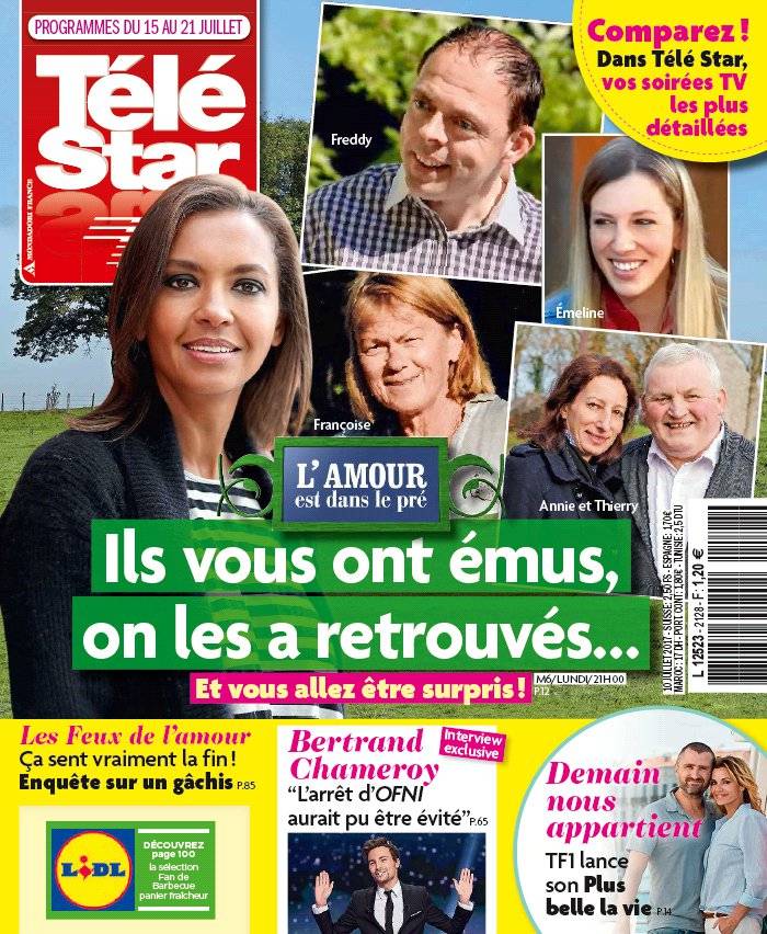 La Une de Télé Star n°2128 du 10/07/2017