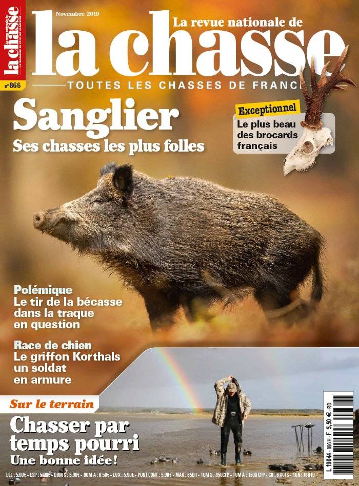 La Une de La Revue Nationale de La Chasse n°866 du 15/10/2019