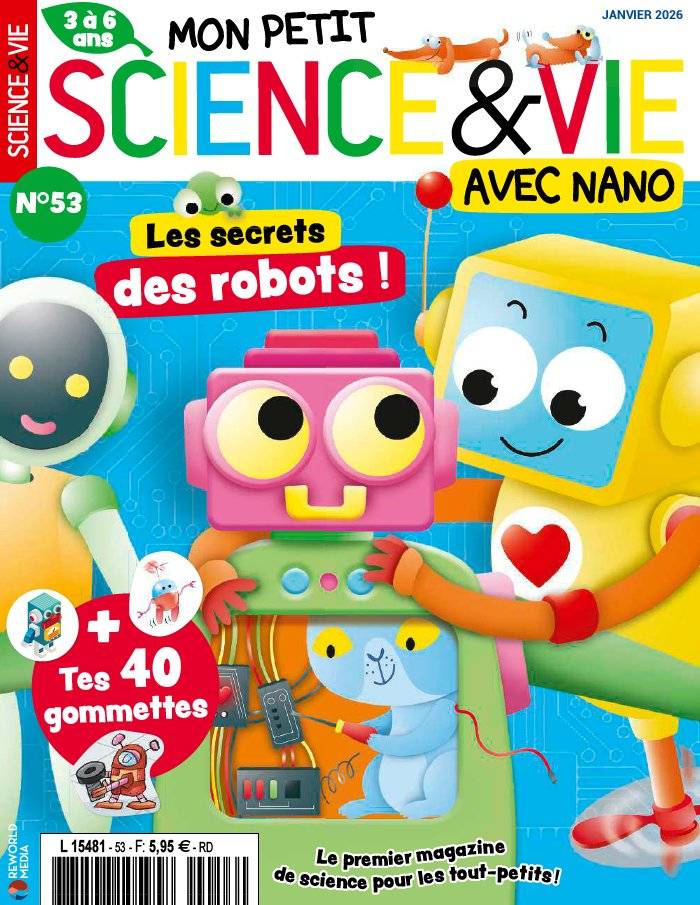 La Une de Mon petit Science & Vie avec Nano n°53 du 17/12/2025