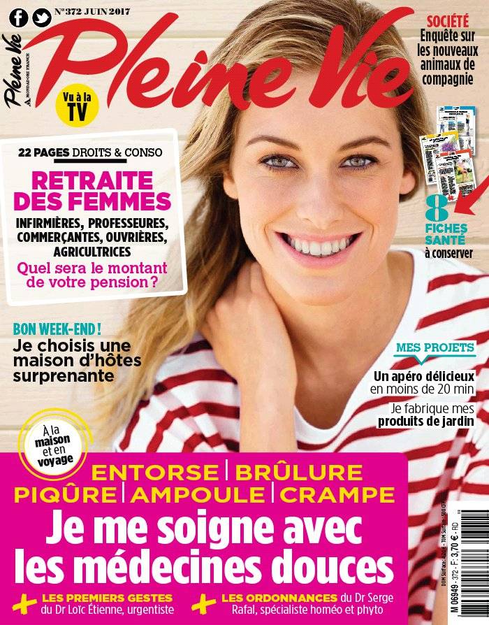 La Une de Pleine Vie n°372 du 12/05/2017